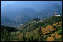 Hills of the Blue Country. Sapa, Vietnam (color)