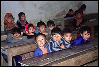 In the classroom. Bac Ha, Vietnam