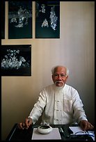 Traditional medicine doctor. Ho Chi Minh City, Vietnam