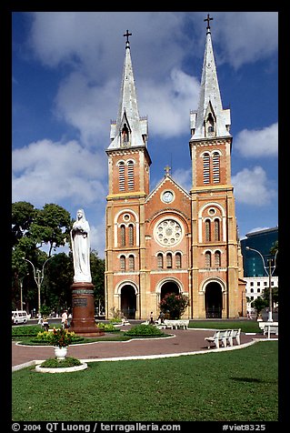 Notre-Dame Cathedral. Ho Chi Minh City, Vietnam (color)