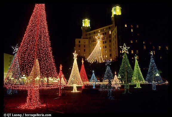 Christmas Lights, Hot Springs, Arkansas. 