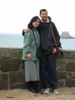 On the Saint-Malo ramparts.  ( color)