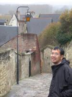 Medieval town of Chinon.  ( color)