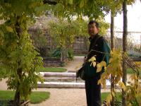 Loches medieval garden.  ( color)